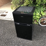 アイリスオーヤマ製の冷蔵庫「NRSD-8A-B」