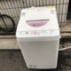 栃木県小山市東山田で回収したシャープ製全自動洗濯機「ES-TG60L-P」の本体外観写真