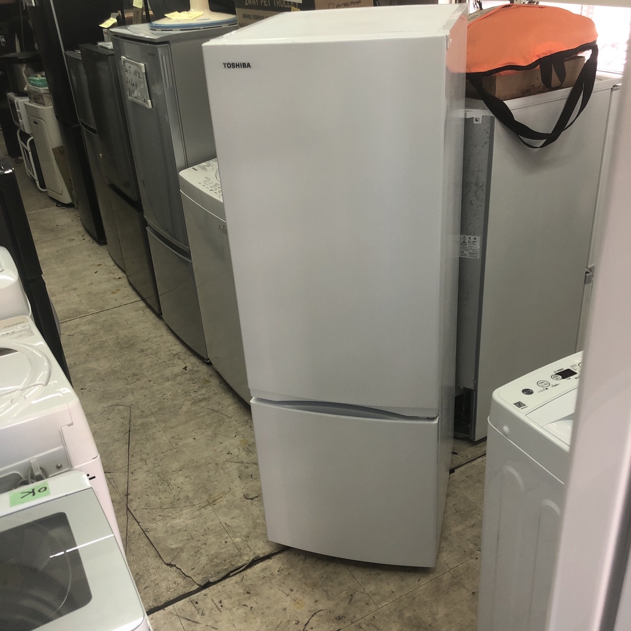 冷蔵庫回収】東芝 GR-U17BS（W）を回収・処分｜壬生町の賃貸アパートで